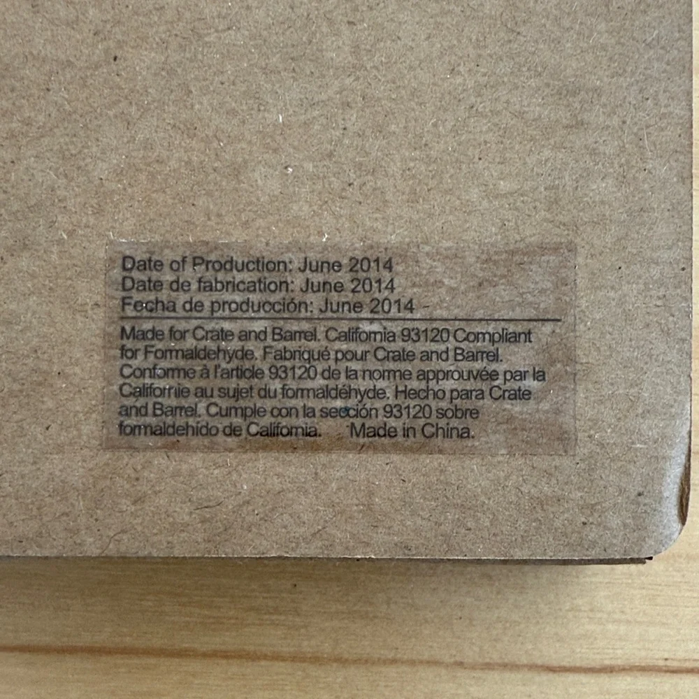 NWT Crate&Barrel 2 piece wood village